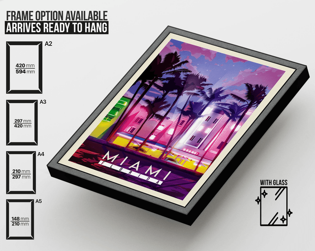 Miami Wall Art Print