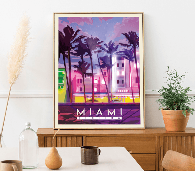 Miami Wall Art Print