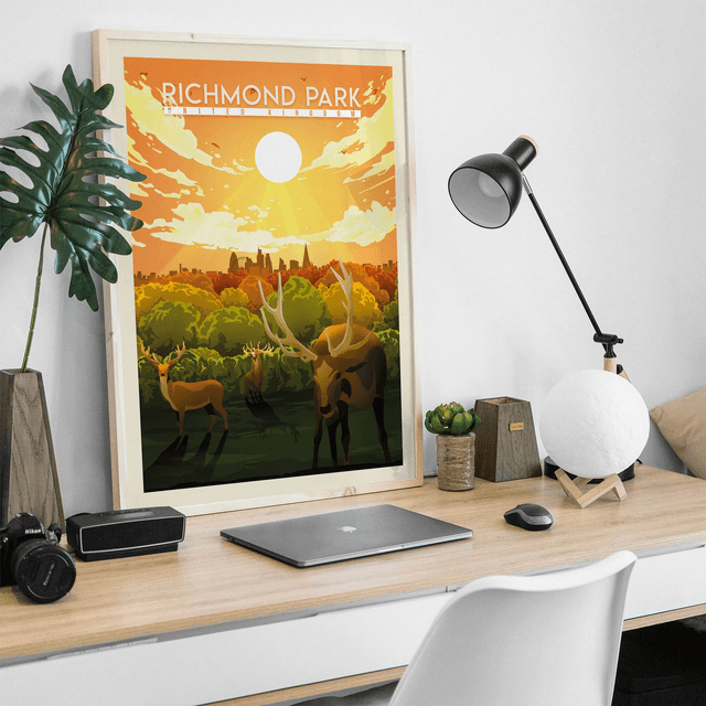 Richmond Park Wall Art Print