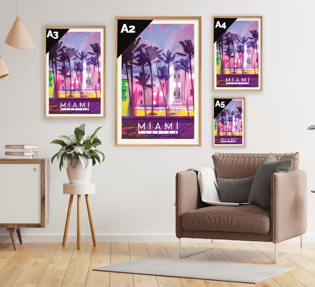 Miami Wall Art Print