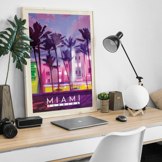 Miami Wall Art Print