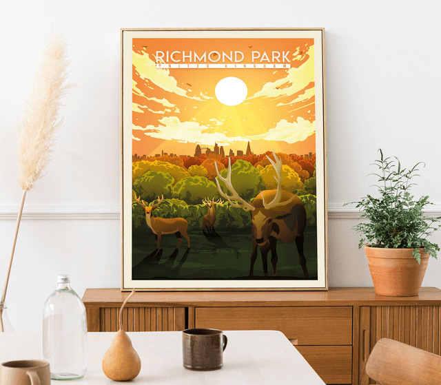 Richmond Park Wall Art Print