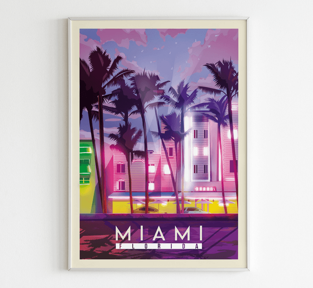 Miami Wall Art Print
